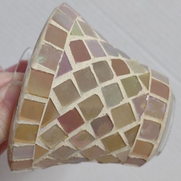 Small Yankee Mosaic Tiles Candle Shade.    Y1 - Picture 2 of 6